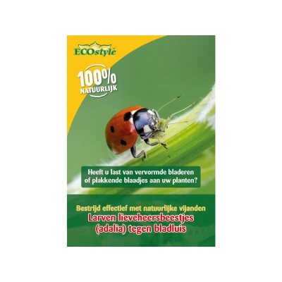 Afbeelding van ECOstyle Larven Lieveheersbeestje Tegen Bladluizen 50 Stuks