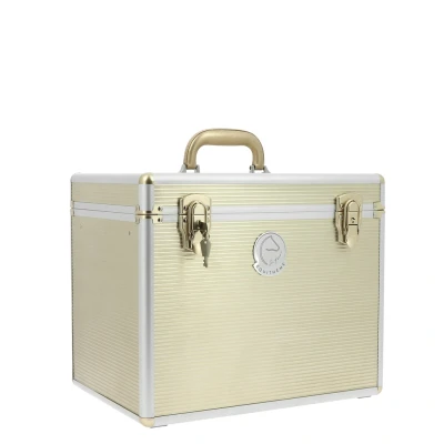 Image de EQUITHÈME Caisse de Pansage Je T&#039;aime Almond