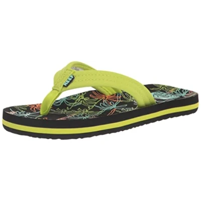 Afbeelding van Reef Slippers Kids Ahi Neon Palms Maat 36