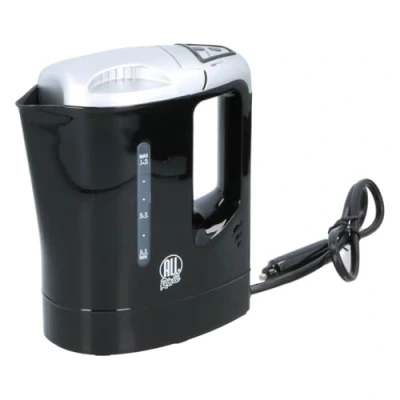 Afbeelding van All Ride Reis Waterkoker 24 Volt 0,8L Aansluiting Sigarettenaansteker Auto Zwart