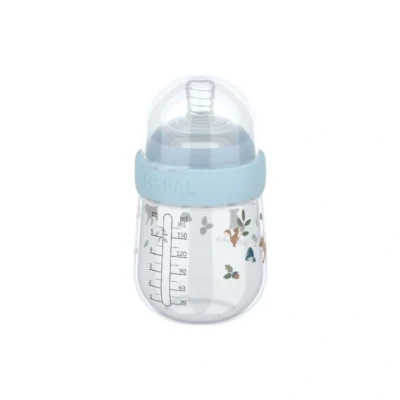 Afbeelding van Mepal Mio babyfles 165 ml Anti koliek Spiraalontwerp voorkomt verstopping Soliconen van medische kwaliteit Forest Friends