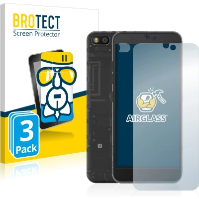 Afbeelding van BROTECT Screenprotector voor Fairphone 3 (Voor+Camera) Folie Beschermfolie Beschermglas transparant (3 Stuks)