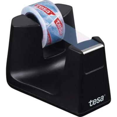 Afbeelding van tesa ecoLogo® Smart 53904 00000 01 Plakbandhouder Easy Cut Zwart 1 stuk(s)