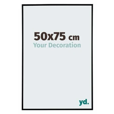 Afbeelding van Fotolijst 50x75 cm Kunststof Zwart Mat Evry