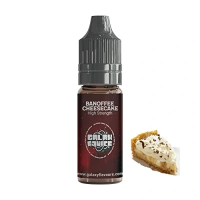 Image de Banoffee Cheesecake Arôme haute résistance 230+ Saveurs alimentaires galaxie Flacon de 50 ml