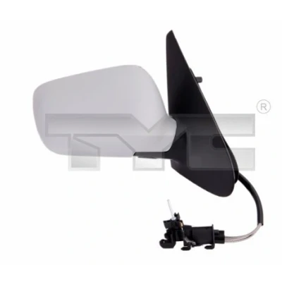 Afbeelding van Buitenspiegel Tyc 337 0042 Links Met grondlaag Instellen: kabel, Bol vormig VOLKSWAGEN: Polo III Hatchback