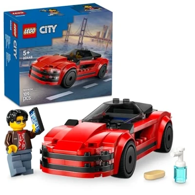 Image de LEGO® City 60448 La voiture de sport rouge