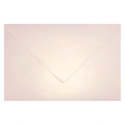 Afbeelding van Netuno 25 parelmoer roze gouden enveloppen C5 162 x 229 mm Aster Metallic Candy Pink Gold puntige flap grote glanzende voor uitnodigingen verjaardag bruiloft wenskaarten Kerstmis
