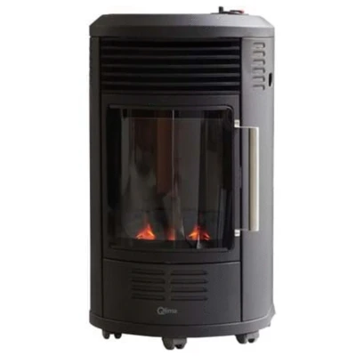 Afbeelding van Qlima Gaskachel GH8034 3400 W 6 warmtestanden 110 m3 A Zwart Design