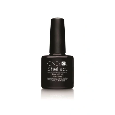 Afbeelding van CND Colour Shellac Gellak Black Pool 7,3 ml