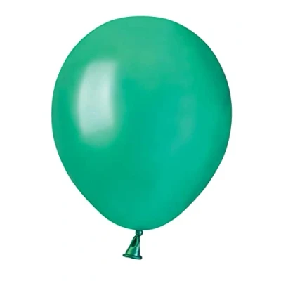 Afbeelding van Ciao Set van 100 parelmoer ballonnen hoogwaardig natuurlijk latex, A50 (Ø 13 cm/5 inch), groen