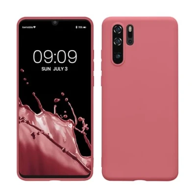 Afbeelding van kwmobile telefoonhoesje geschikt voor Huawei P30 Pro Hoesje smartphone Back cover in donkerroze