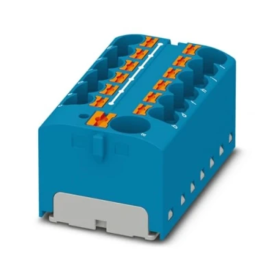 Afbeelding van Verdeelblokken PTFIX 10/12X4 NS35 BU Phoenix Contact Inhoud: 8 stuk(s)