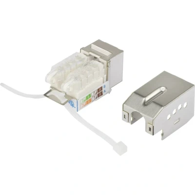 Afbeelding van Renkforce RJ45 inbouwmodule Keystone CAT 6A KS10