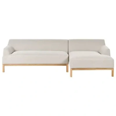 Afbeelding van Beliani SOSJO Hoekbank Lichtbeige Linkszijdig Polyester