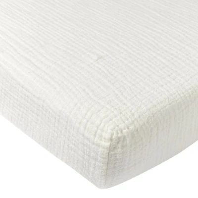 Afbeelding van Meyco Hoeslaken Ledikant Pre Washed 60x120 Offwhite