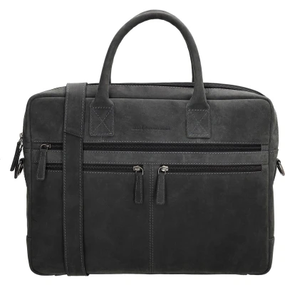 Afbeelding van Hide &amp; Stitches Idaho Enchant Laptoptas zwart