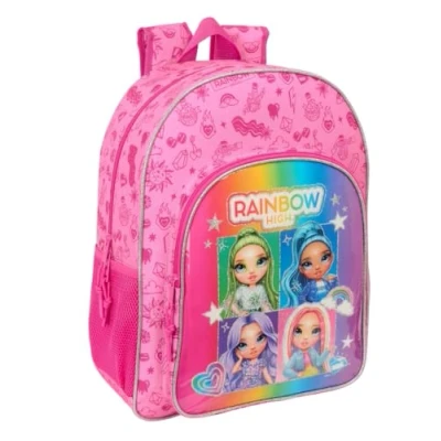 Afbeelding van Schoolrugzak Rainbow High Shine Multicolour 33 x 42 14 cm