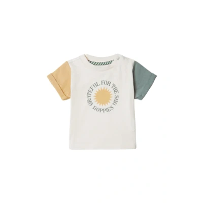 Afbeelding van Noppies Bisbee Tshirt print voor kinderen, Maat: 56, Whitecap gray