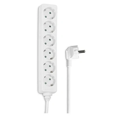Image de Brennenstuhl multiprise 6prises blanc 1,4m 45? anordnung
