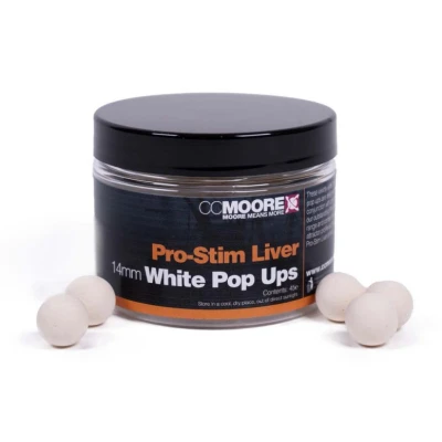Afbeelding van CC Moore Pro Stim Liver Pop ups White (14mm)