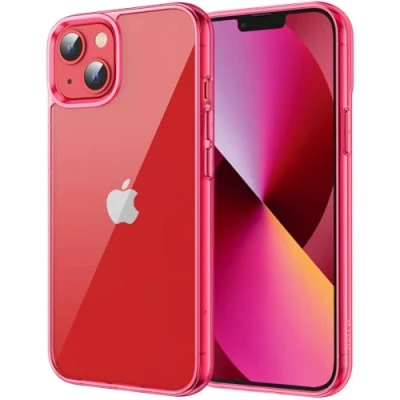 Afbeelding van JETech Beschermhoes voor iPhone 13 6,1 inch, schokbestendig, krasbestendig, transparante achterkant