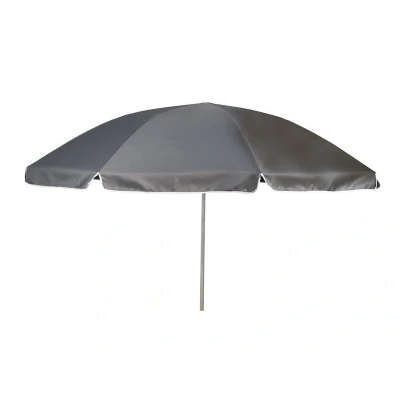 Afbeelding van Bo Camp Parasol Met Knikarm Ø 165 Cm Grijs