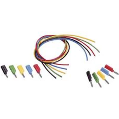 Afbeelding van VOLTCRAFT MS 4041 Meetsnoerenset Banaanstekker 4 mm 1.00 m Zwart, Rood, Blauw, Geel, Groen 1 set(s)
