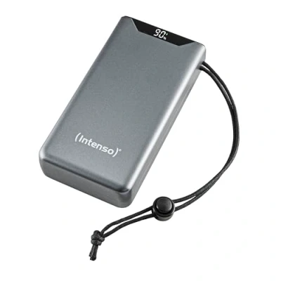 Afbeelding van (Intenso) F20000 Powerbank 20.000 mAh Li Po display PD en QC 3.0 grijs (7332054)