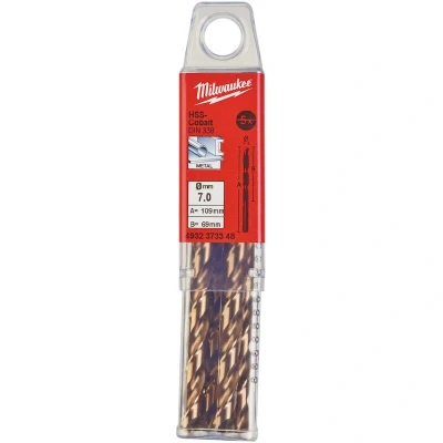 Afbeelding van MILWAUKEE 4932373348 HSS G Cobalt metaalboor 7x109mm (5 st.)