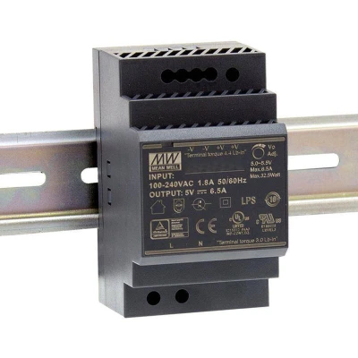 Afbeelding van VOEDING 1 UITGANG 30 W DIN RAILMONTAGE 12 V 2 A VOOR INDUSTRIEEL GEBRUIK