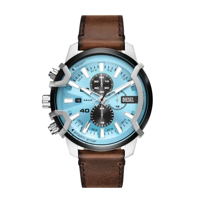 Afbeelding van Diesel DZ4656 Horloge, Heren, Maat: One Size, Brown
