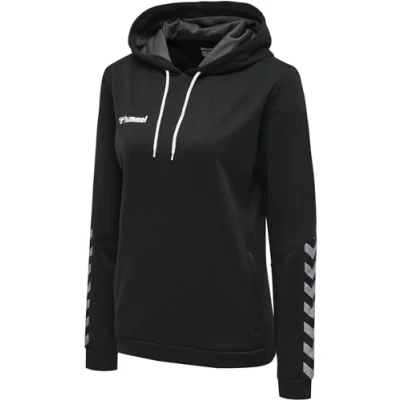 Afbeelding van Hummel Hmlauthentic Hoodie, Dames, Maat: XL, Black/white