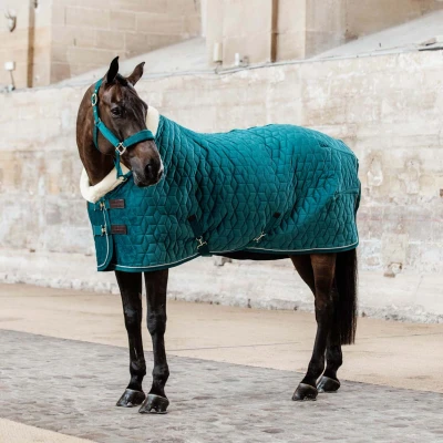 Image de Kentucky Showdeken Velvet 160gr petrol maat:206