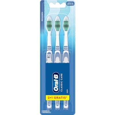 Afbeelding van Oral B Tandenborstel Classic Care medium, 3 stuks