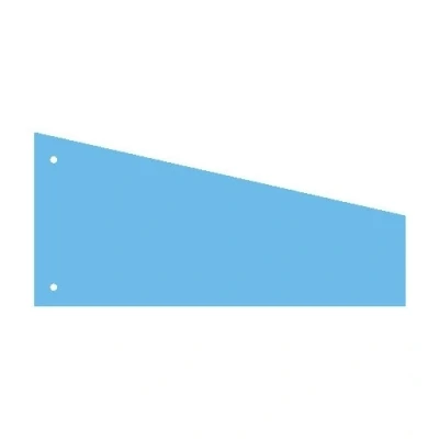 Image de Kangaro bande de séparation trapèze 240 x 105 / 60 mm (100 pièces) bleu