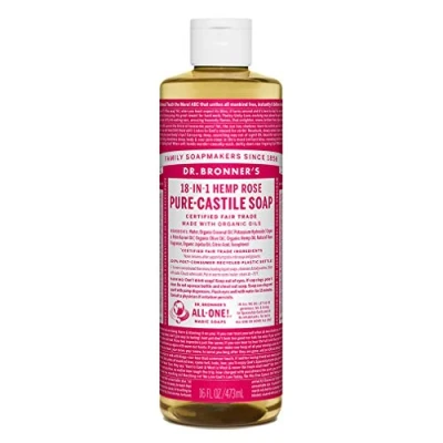 Afbeelding van DR BRONNERS roze zeep 1 stuk