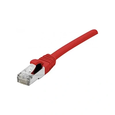 Afbeelding van Exertis Connect Patchkabel S/FTP (PiIMF), Cat 6A (EIA/TIA), rood, 0,5 m met bijzonder smalle (S/FTP, CAT6a, 0.50 m), Netwerkkabel