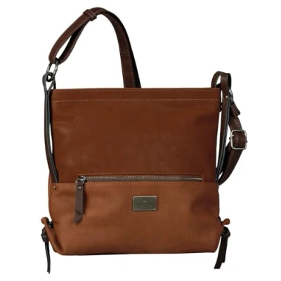 Afbeelding van TOM Tailor ELIN Schoudertas, Dames, Maat: One Size, Cognac