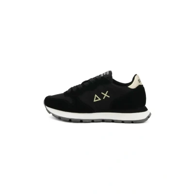 Afbeelding van SUN68 Ally Gold Silver Sneakers Dames Zwart Maat:36