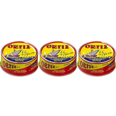 Afbeelding van Ortiz Bonito del Norete Thon Blanc Germon in olijfolie 250 g [Pack 6]