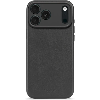Afbeelding van DECODED Leren Hoesje Geschikt voor iPhone 17 Pro Max Gemaakt van Premium ECCO Leer MagSafe Zwart