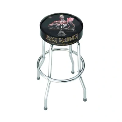 Afbeelding van Rocksax Iron Maiden Seventh Son Barkruk Zwart