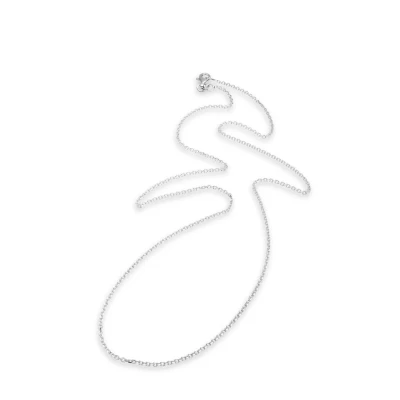 Afbeelding van Elli Basic Venetian Chain Ketting, Dames, Maat: 60, Silber