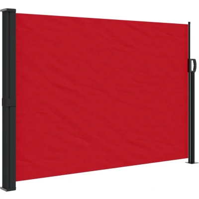 Afbeelding van Windscherm uittrekbaar 140x600 cm rood