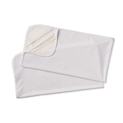 Afbeelding van FlyIdeas 2 stuks matrasbeschermer van bamboe, gecertificeerd, waterdicht, voor wieg, babybed, 160 x 80 cm, zacht, absorberend, hypoallergeen en ftalaatvrij