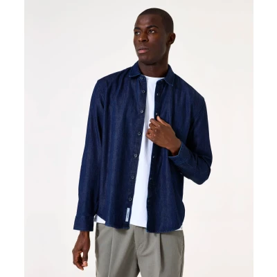 Afbeelding van GARCIA Overhemd Spijker Donker jeans S