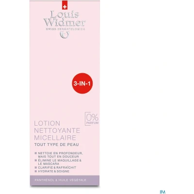 Afbeelding van Louis Widmer Dermocosmetica Gezicht Micellar Cleansing Lotion