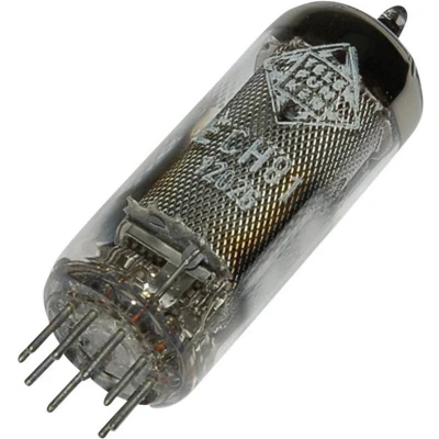 Afbeelding van ECH 81 = 6 AJ 8 6I1P Elektronenbuis Triode heptode 100 V, 160 V 13.5 mA, 11 mA Aantal polen: 9 Fitting: Noval 1 stuk(s)