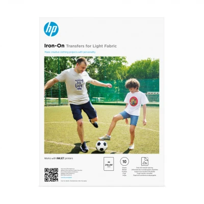 Afbeelding van HP Licht doek A4 (210 x 297 mm) 10 etiket(ten) strijktransfers